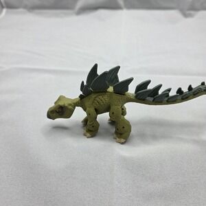 Jurassic Park Stegosaurus Dinosaur Figure JP Logo 1990s Toy Loose